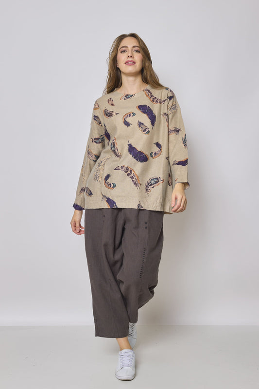 Pull de noel plume