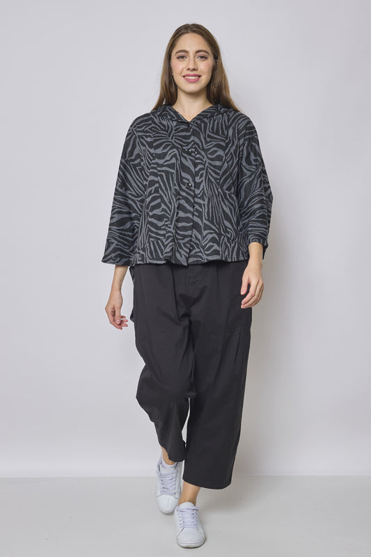 Blouson hiver zèbre